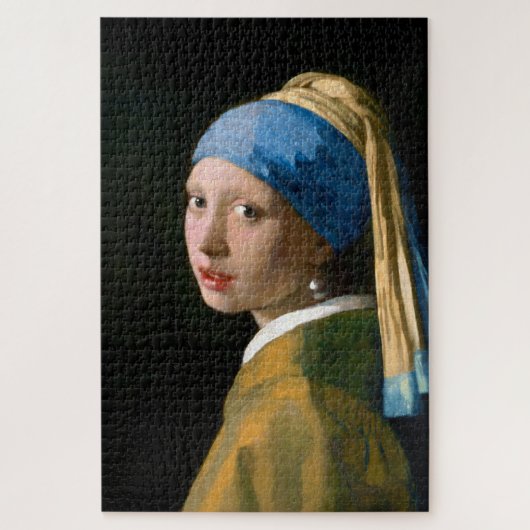 Mädchen mit Perlenohrring, Johannes Vermeer Puzzle (Vertikal)