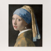 Mädchen mit Perlenohrring - Johannes Vermeer Puzzle (Vertikal)