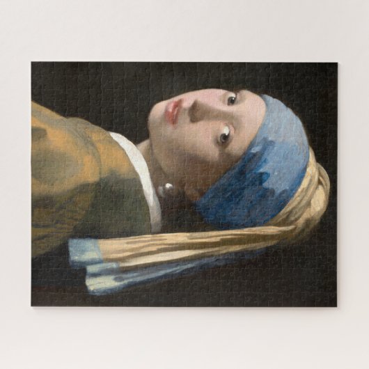 Mädchen mit Perlenohrring - Johannes Vermeer Puzzle (Horizontal)