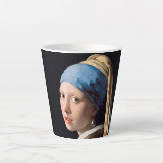 Mädchen mit Perlenohrring-Johannes Vermeer Small Milchtasse