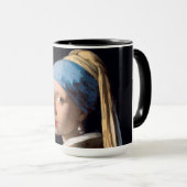 Mädchen mit Perlenohrring-Johannes Vermeer Small Tasse (VorderseiteRechts)