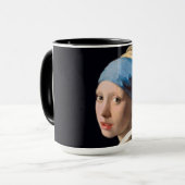 Mädchen mit Perlenohrring-Johannes Vermeer Small Tasse (Vorderseite Links)