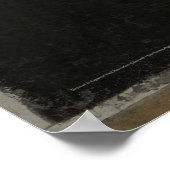 Mädchen mit Perlenohrring K. Orooj Profoundism Poster (Ecke)