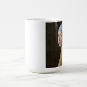 Mädchen mit Perlenohrring Kaffeetasse (Mittel)