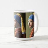 Mädchen mit Perlenohrring Kaffeetasse (VorderseiteRechts)