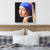 Mädchen mit Perlenohrring Leinwanddruck (Insitu (Schlafzimmer))