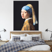 Mädchen mit Perlenohrring Leinwanddruck (Insitu (Schlafzimmer))