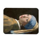 Mädchen mit Perlenohrring Magnet (Horizontal)