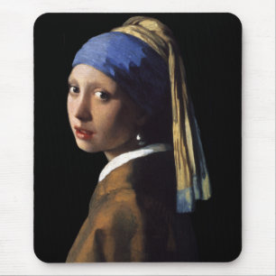 Mädchen mit Perlenohrring Mousepad