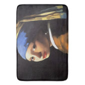 Mädchen mit Perlenohrring nach Johannes Vermeer Badematte (Vorderseite Vertikal)