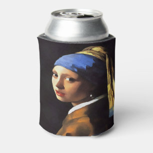 Mädchen mit Perlenohrring nach Johannes Vermeer Dosenkühler