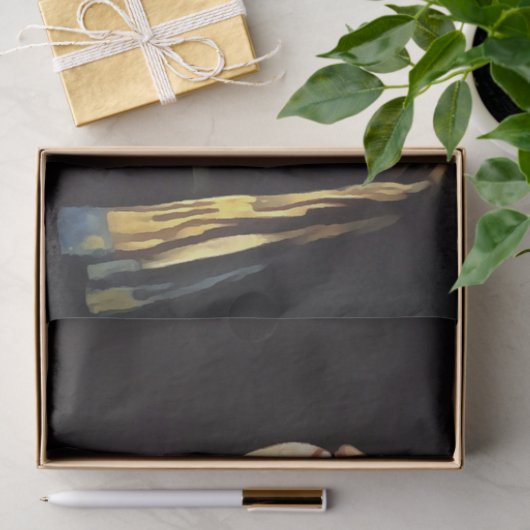 Mädchen mit Perlenohrring nach Johannes Vermeer Seidenpapier (Geschenk)