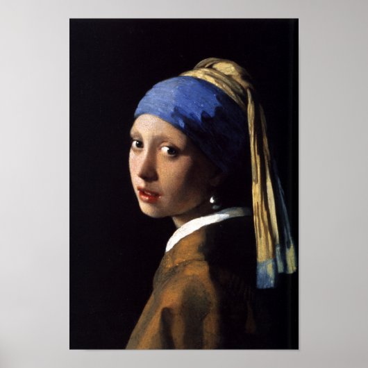 Mädchen mit Perlenohrring Poster (Vorne)