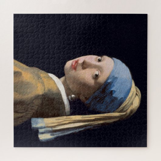 Mädchen mit Perlenohrring Puzzle (Horizontal)