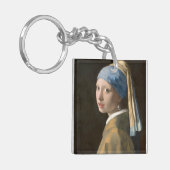 Mädchen mit Perlenohrring Schlüsselanhänger (Vorderseite links)