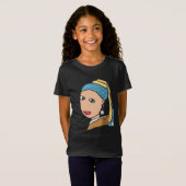 Mädchen mit Perlenohrring T-Shirt (Vorne ganz)