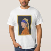 Mädchen mit Perlenohrring T-Shirt (Vorderseite)