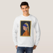 Mädchen mit Perlenohrring T-Shirt (Vorne ganz)