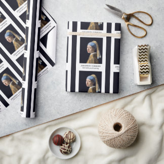 Mädchen mit Perlenohrring Vermeer Geschenkpapier