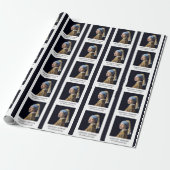 Mädchen mit Perlenohrring Vermeer Geschenkpapier (Ungerollt)