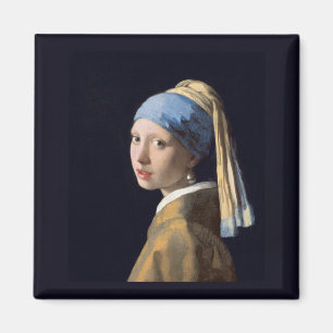 Mädchen mit Perlenohrring, Vermeer Magnet