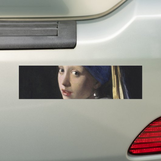 Mädchen mit Perlenohrring von Johannes Vermeer Autoaufkleber (Auf Auto)