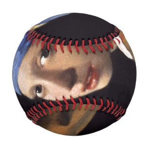 Mädchen mit Perlenohrring von Johannes Vermeer Baseball