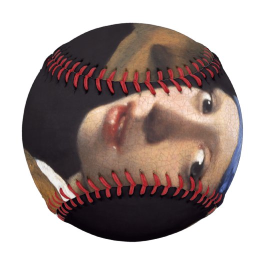 Mädchen mit Perlenohrring von Johannes Vermeer Baseball (Vorderseite)