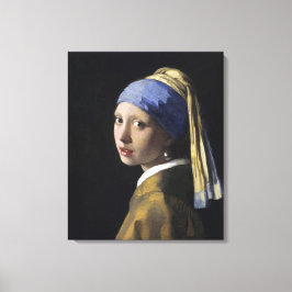 Mädchen mit Perlenohrring von Johannes Vermeer Leinwanddruck