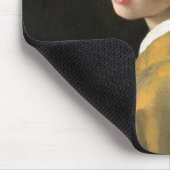 Mädchen mit Perlenohrring von Johannes Vermeer Mousepad (Ecke)