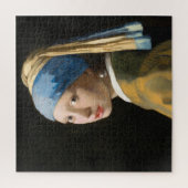 Mädchen mit Perlenohrring von Johannes Vermeer Puzzle (Vertikal)