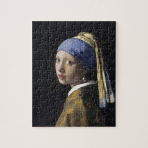 Mädchen mit Perlenohrring von Johannes Vermeer Puzzle