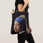 Mädchen mit Perlenohrring von Johannes Vermeer Tasche (Von Nahem)