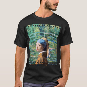 Mädchen mit Perlenohrring, Wasserlily-Teich T-Shirt