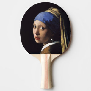 Mädchen mit Perlenverdienst von Johannes Vermeer Tischtennis Schläger