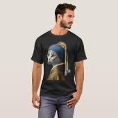 Mädchen mit Perlmuttkatze 1 T-Shirt (Vorne ganz)