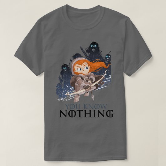 Mädchen mit Pfeil und Bogen T-Shirt (Design vorne)