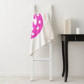 Mädchen mit Pferd und Western-Hut Hot Pink Horsesh Sherpadecke (Beispiel)