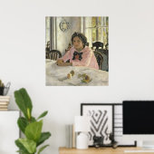 Mädchen mit Pfirsichen, 1887 Poster (Heimbüro)