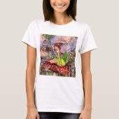 Mädchen mit Pilzen T-Shirt (Vorderseite)