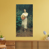 Mädchen mit Pumpkin Zonaro 1889 Leinwanddruck (Insitu (Wohnzimmer))