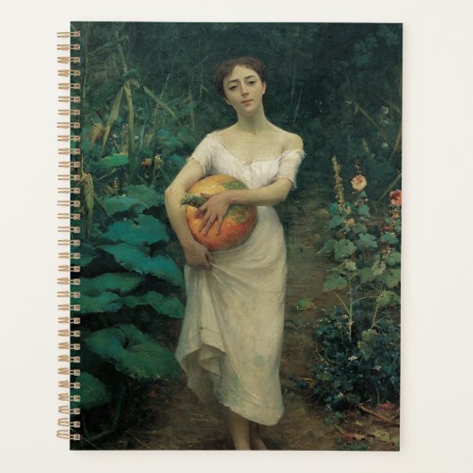 Mädchen mit Pumpkin Zonaro 1889 Planer (Vorderseite)