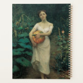 Mädchen mit Pumpkin Zonaro 1889 Planer (Rückseite)