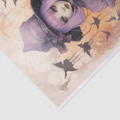 Mädchen mit Pumpkins 1 Decoupage Paper Seidenpapier (Ausschnitt)