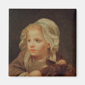 Mädchen mit Puppe Magnet (Vorne)