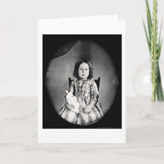 Mädchen mit PuppeDaguerreotype 1844 Karte