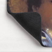 Mädchen mit Red Hat, c.1665 (Öl auf Platte) Mousepad (Ecke)