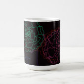 Mädchen mit Ringelblumen-Afro-Puffs Kaffeetasse (Mittel)