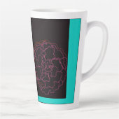 Mädchen mit Ringelblumen-Afro-Puffs Milchtasse (Rechts)