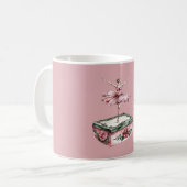 Mädchen mit rosa Ballerina Kaffeetasse (Vorderseite Links)